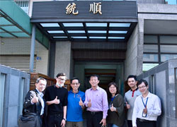 Chang Feng-Yuan, Director of the Economic Development Bureau of Taichung City visits Tungshung Technology Co. Ltd.（TST）